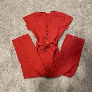 Madewell Linen Cotton Jumpsuit